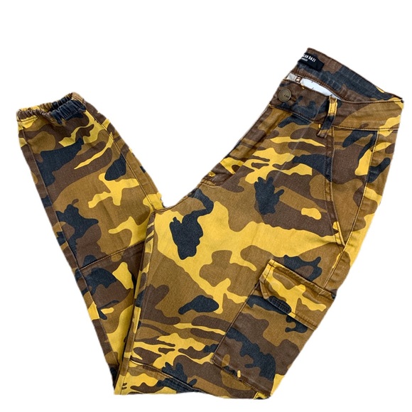 American Bazi Camo Twill Cargo Joggers 
